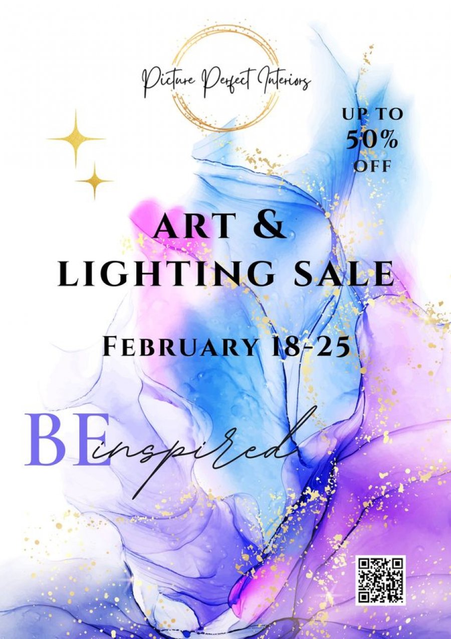 Picture Perfect Interiors Art and Lighting Sale
