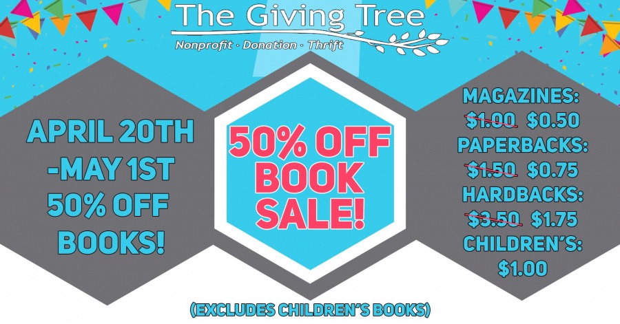 Giving Tree Topeka Book Blowout Sale