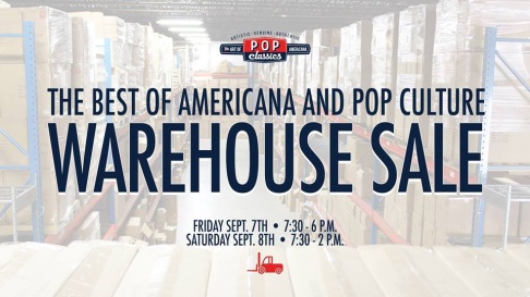 The Best of Americana and Pop Culture Warehouse Sale