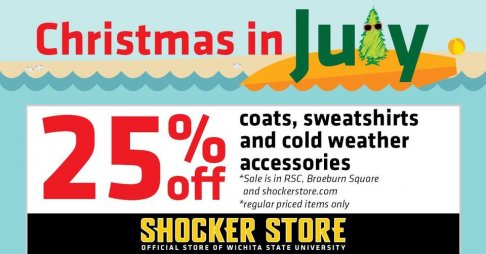 Shocker Store Christmas in July Sale